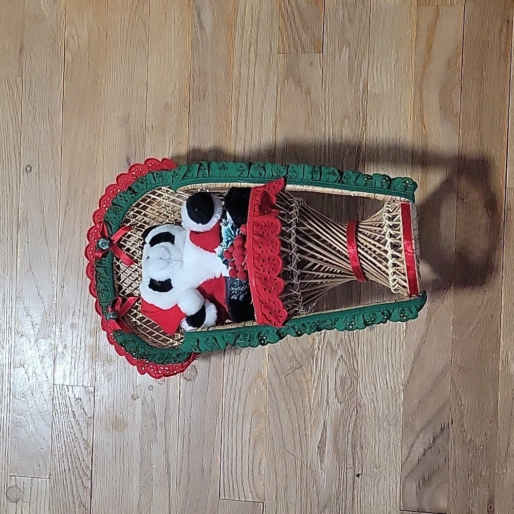Panda Bear Christmas Chair Decoration